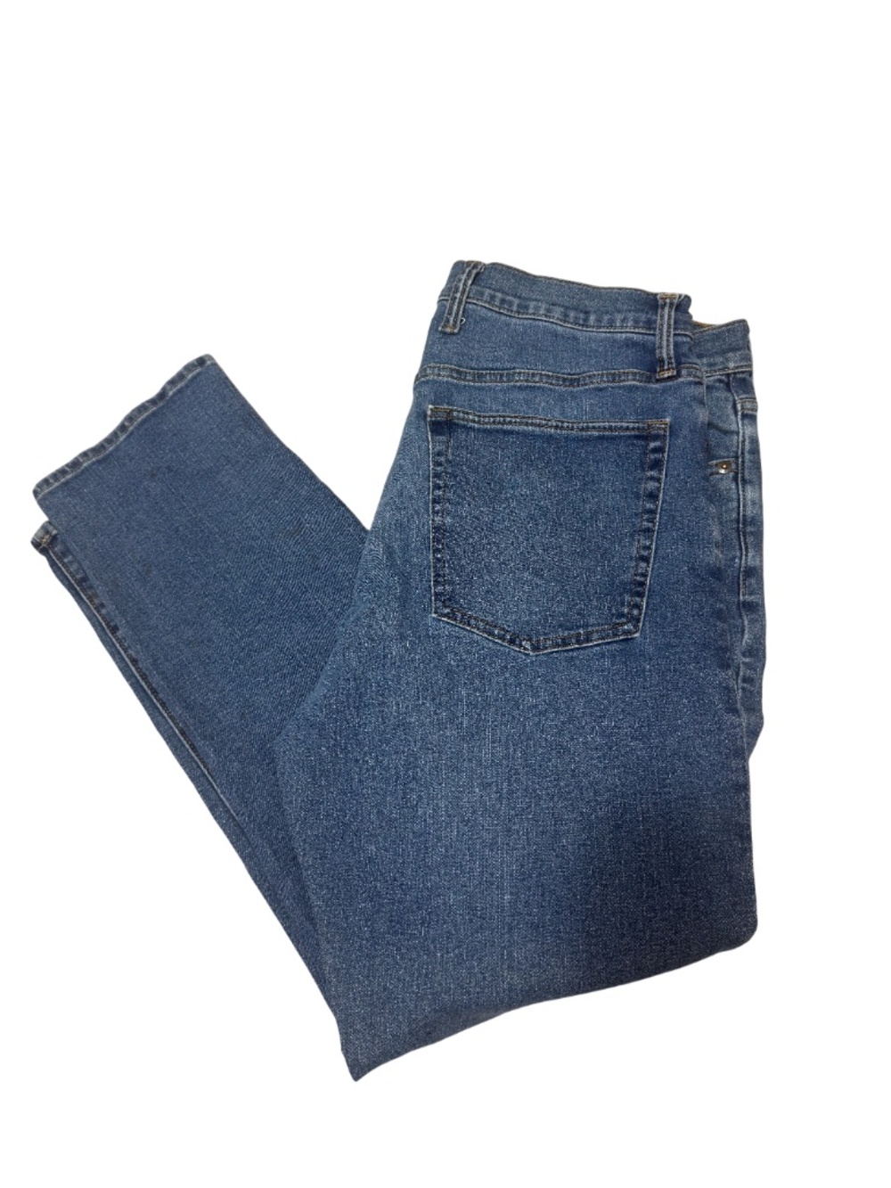 GAP All Temp Straight Taper Jeans Men W36 L30 Medium Wash Stretch Denim